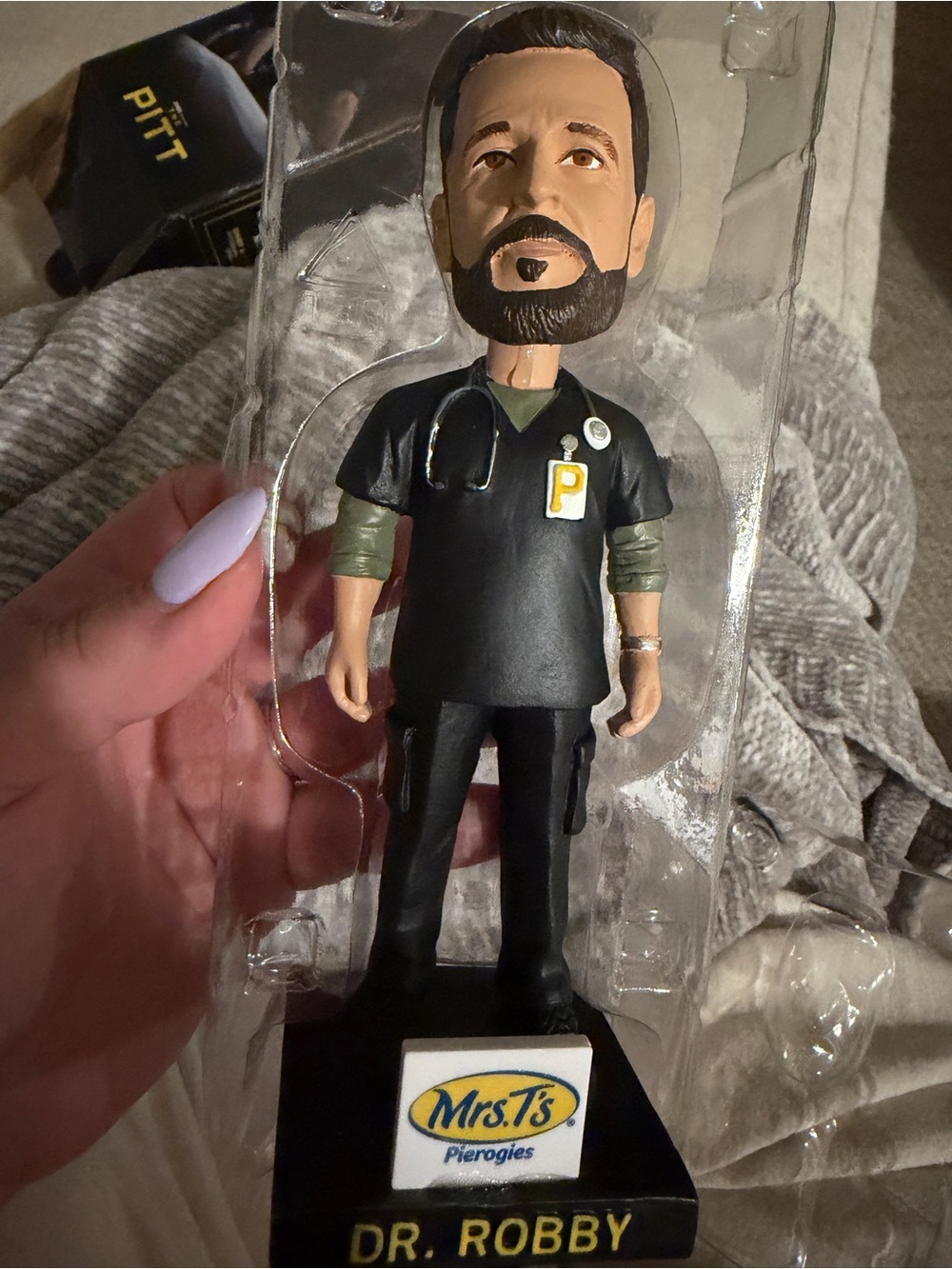HBO Max "The Pitt" Dr. Robby Bobblehead - Pirates Exclusive - Picture 2 of 4